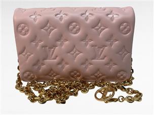 Louis Vuitton Pochette Coussin Pink Lambskin Leather M80996 Good